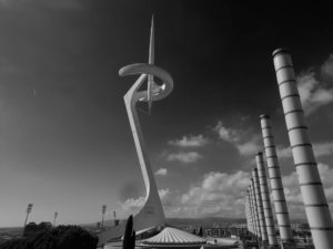Torre de comunicacions de Montjuïc oder „Torre Calatrava“ – Olympia 1992 Barcelona.