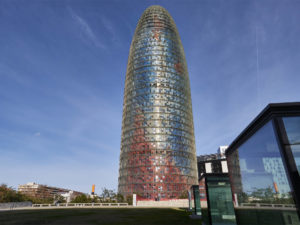 Torre Agbar aka Torre Glòries Barcelona.
