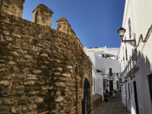 Die Stadtmauer von Vejer de la Frontera.