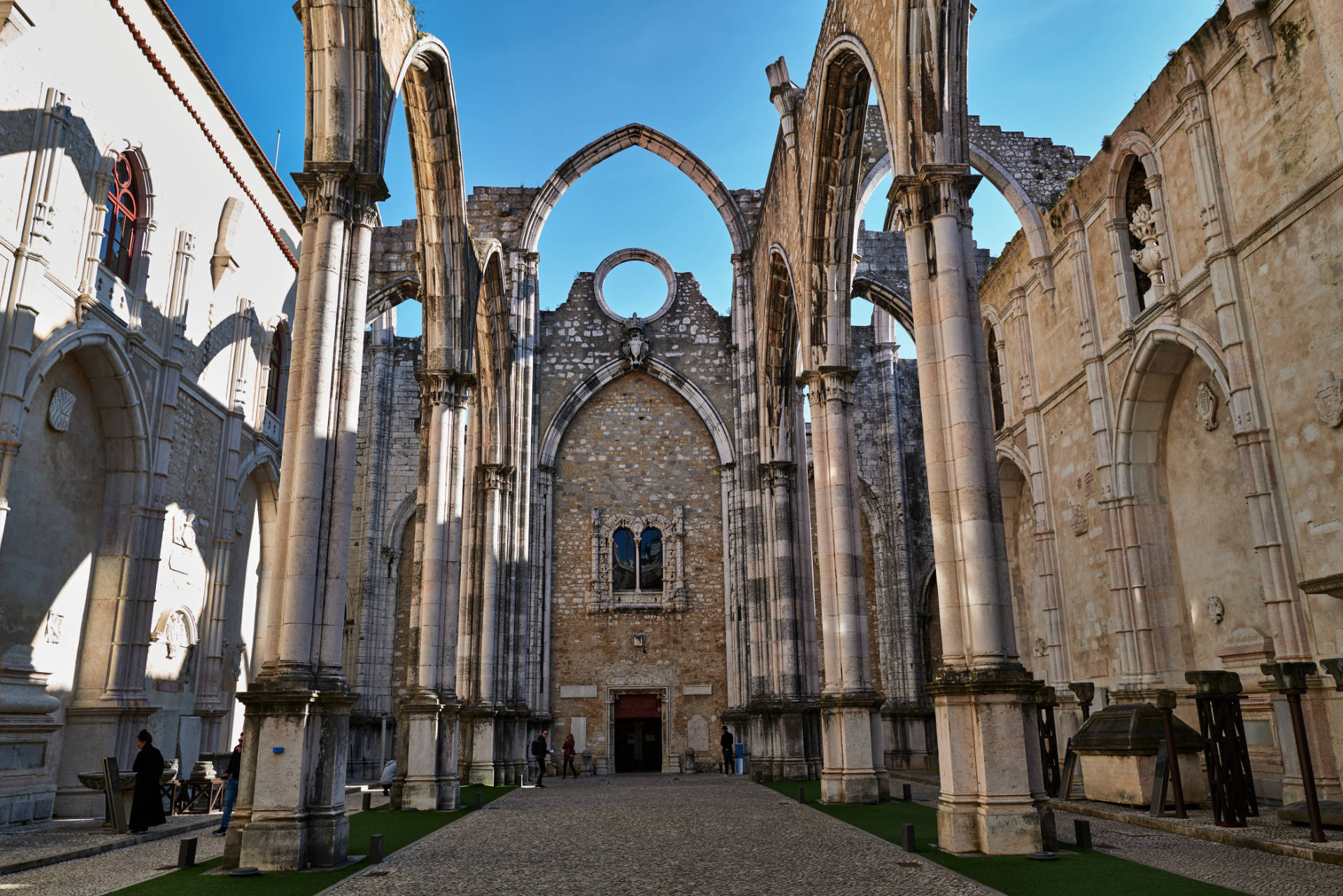 Ruine des Convento do Carmo Lisboa.