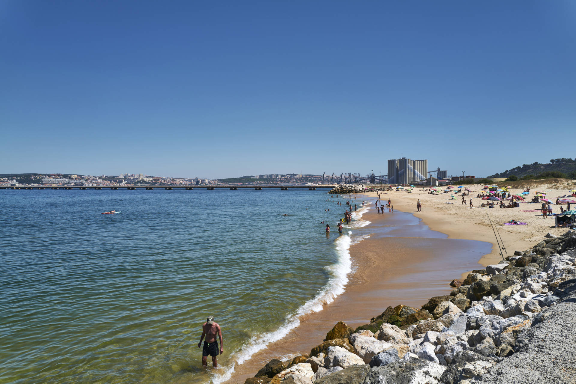 Cova do Vapôr, Tejo Delta, Lissabon, Portugal.