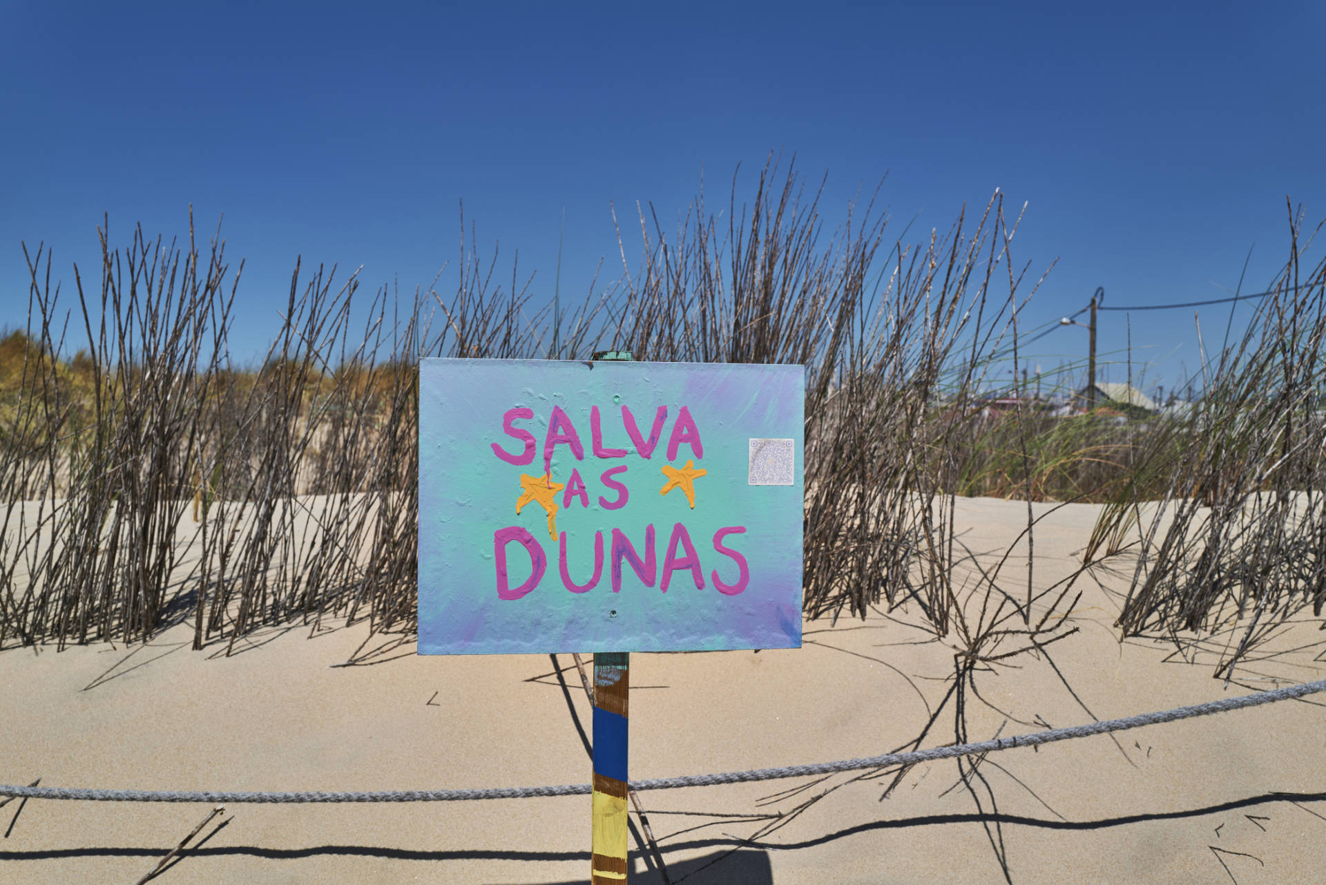 Praia da Cova do Vapor, Lissabon, Portugal.