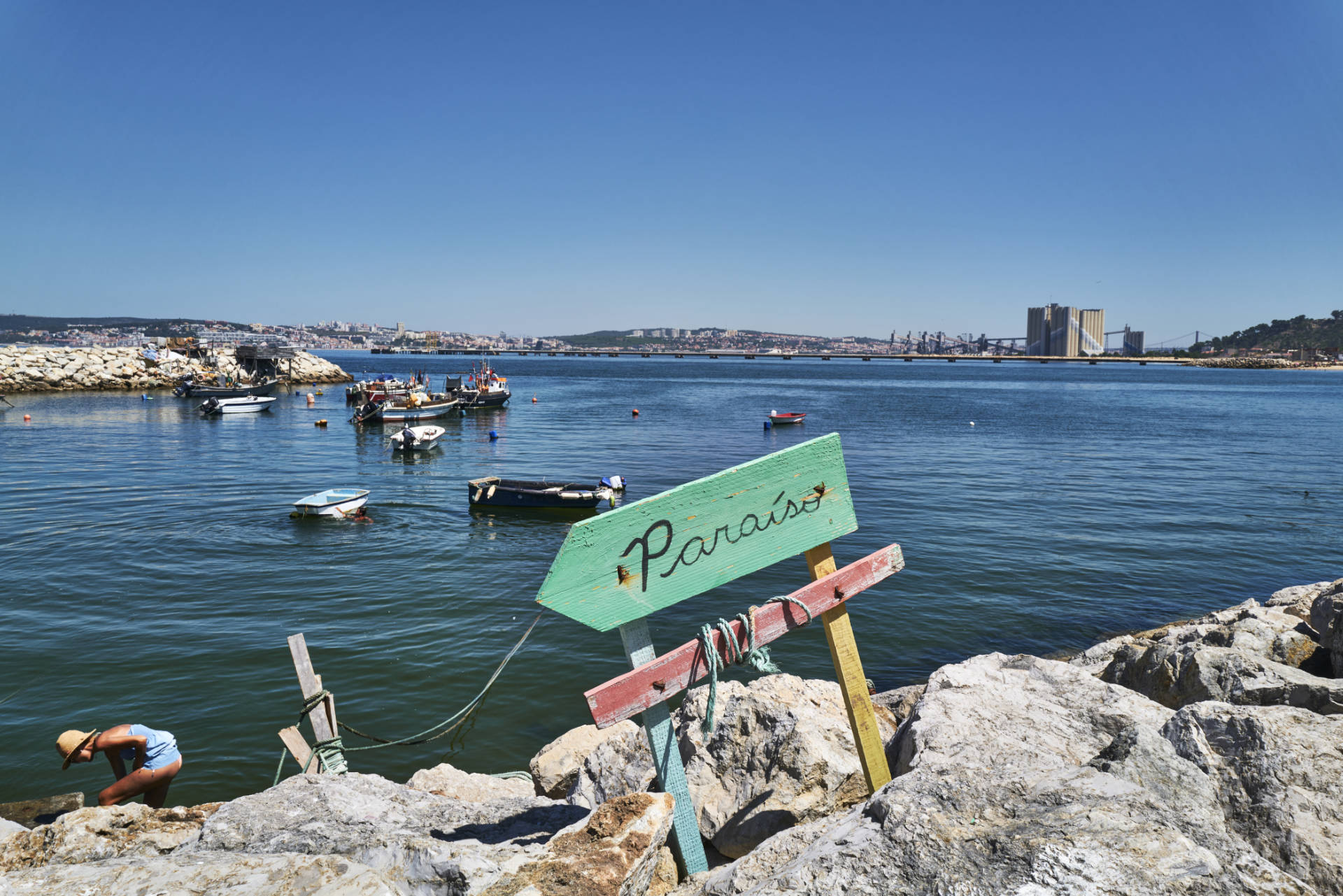 Cova do Vapôr, Tejo Delta, Lissabon, Portugal.